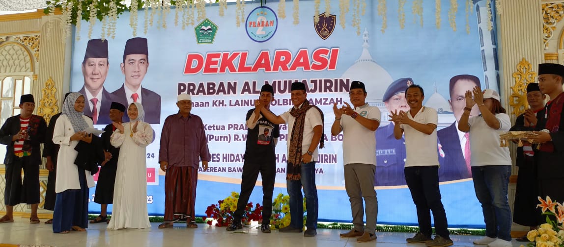 Pesantren Al-Muhajirin Dukung Prabowo- Gibran, Praban Jatim Optimis Menang Satu Putaran