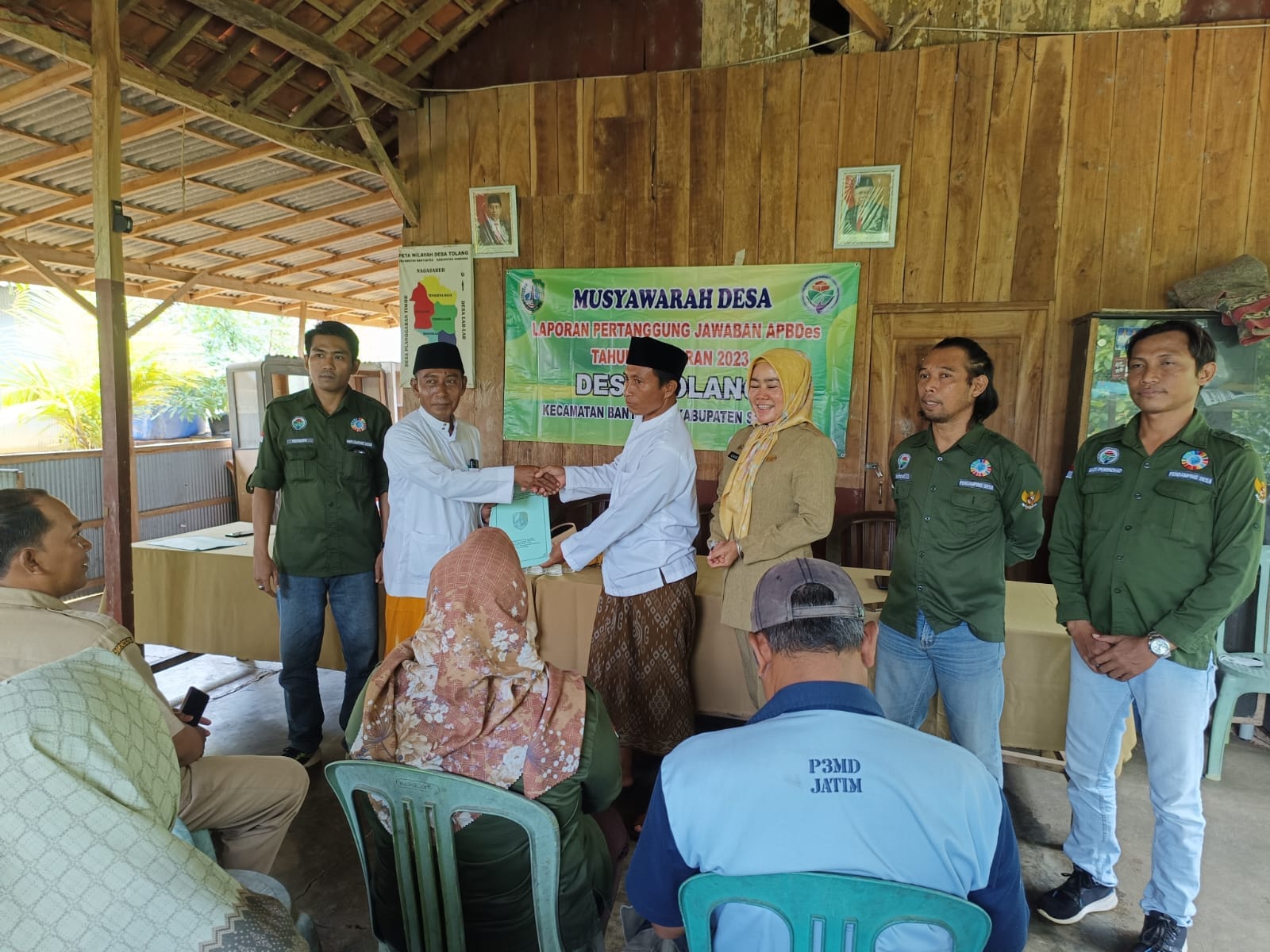 Desa Tolang Gelar Musdes, Pj Kades: Semoga Pembangunan Ini Bermanfaat