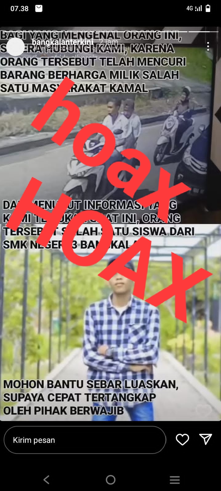 Fotonya Disalahgunakan Untuk Hoax, Remaja SMP ini Taruma hingga Tak Berani Keluar Rumah