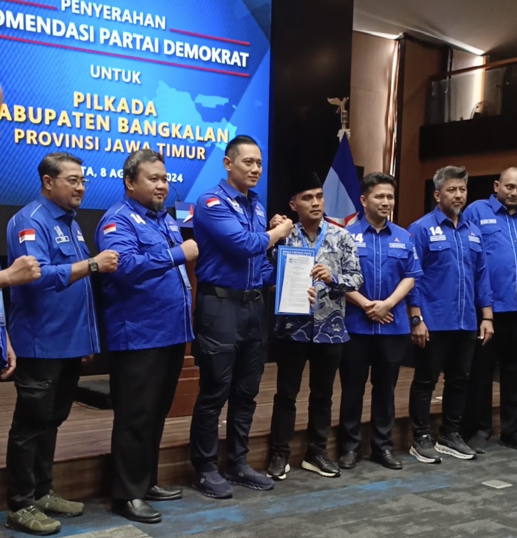Pilkada Bangkalan 2024: Demokrat Resmi Usung Pasangan  Lukman- Fauzan