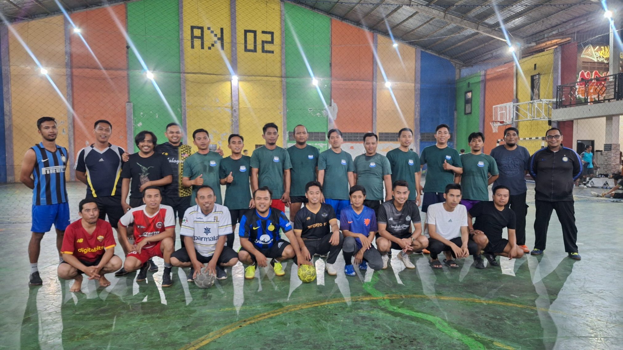 Ikbal Bangkalan Sparing Futsal Bersama Tretan Pena Pustaka untuk Pererat Silaturahmi