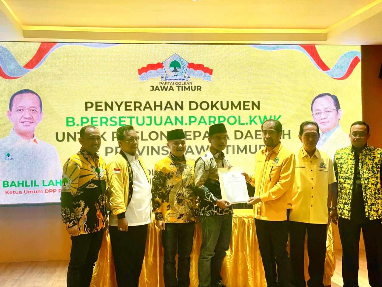 DPP Golkar Resmi Rekomendasikan Lukman- Fauzan untuk Pilkada Bangkalan