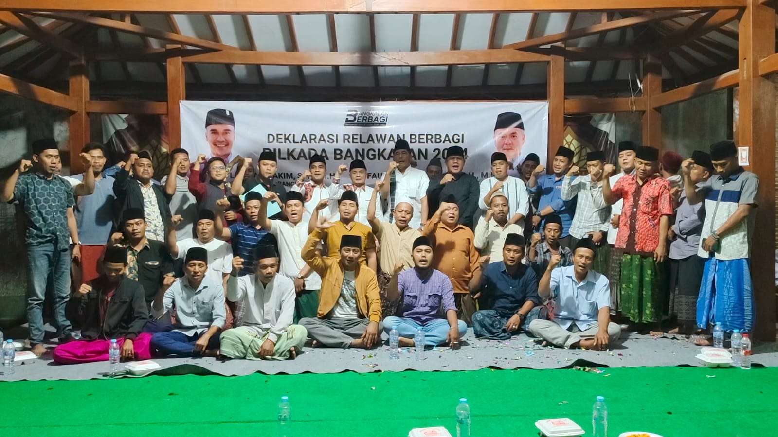 Pilkada Bangkalan, Relawan Pendukung Paslon Lukman-Fauzan Mulai Deklarasi