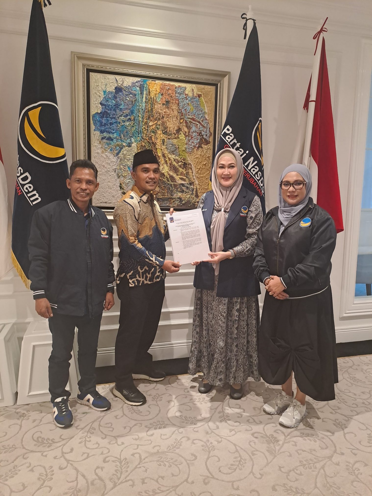 Pilbup Bangkalan, Pasangan Lukman- Fauzan Terima Rekomendasi Partai Nasdem