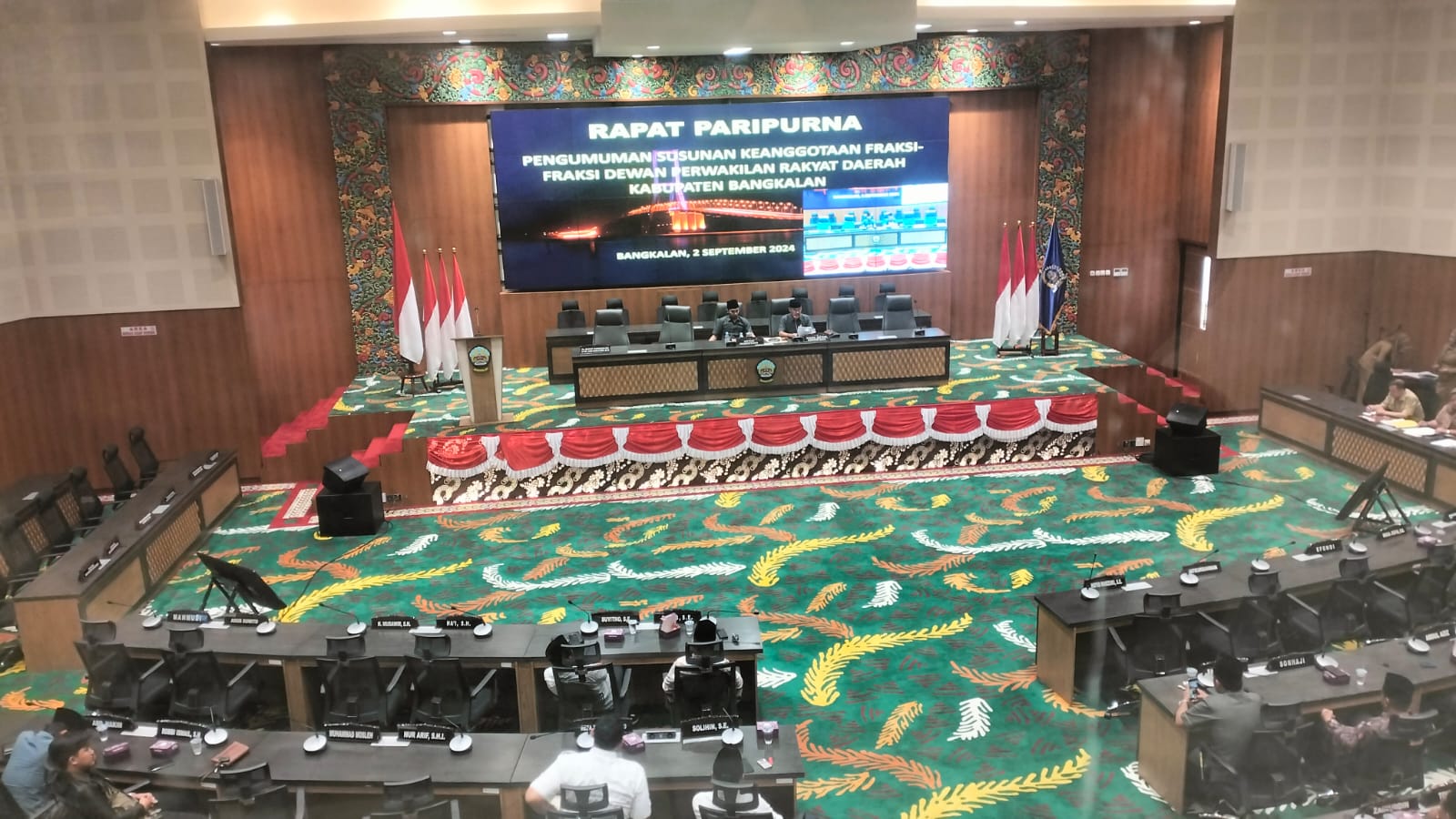 DPRD Bangkalan Gelar Rapat Paripurna, Penetapan Fraksi-Fraksi
