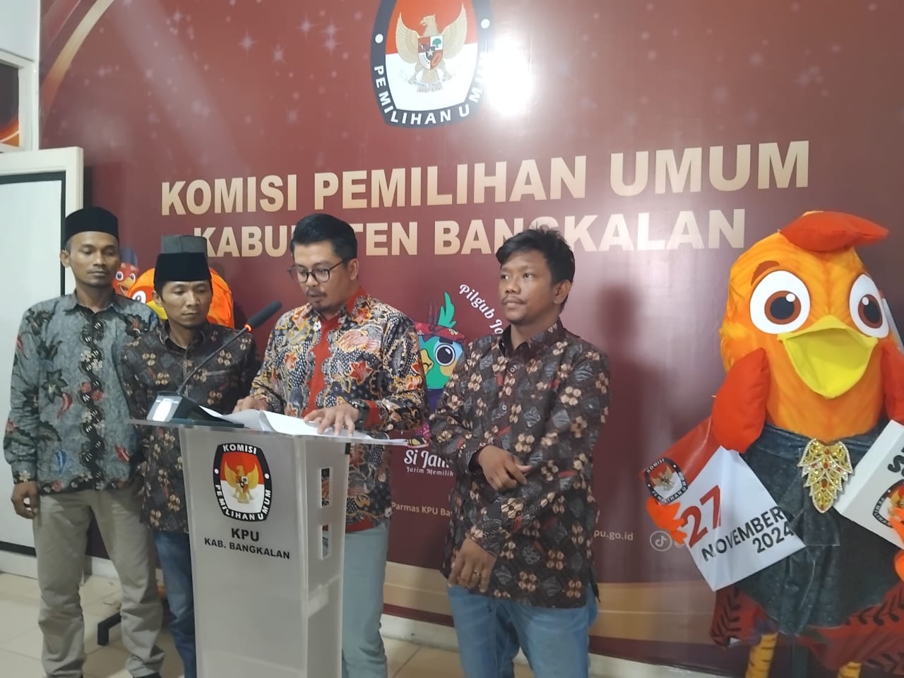 KPU Bangkalan Tetapkan Paslon Lukman-Fauzan dan Paslon Mathur-Jayus Peserta Pilkada 2024