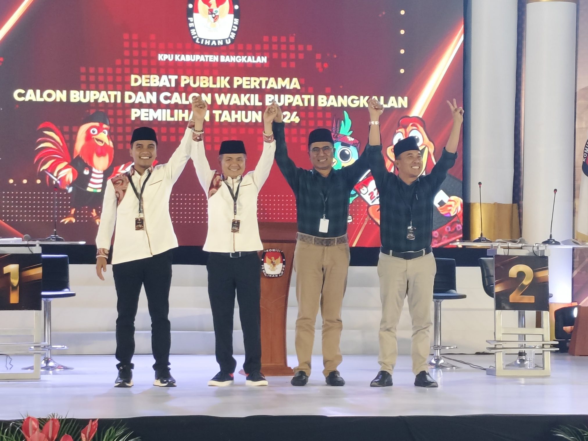 KPU Gelar Debat Kandidat Cabup-Cawabup Bangkalan Sesi Pertama