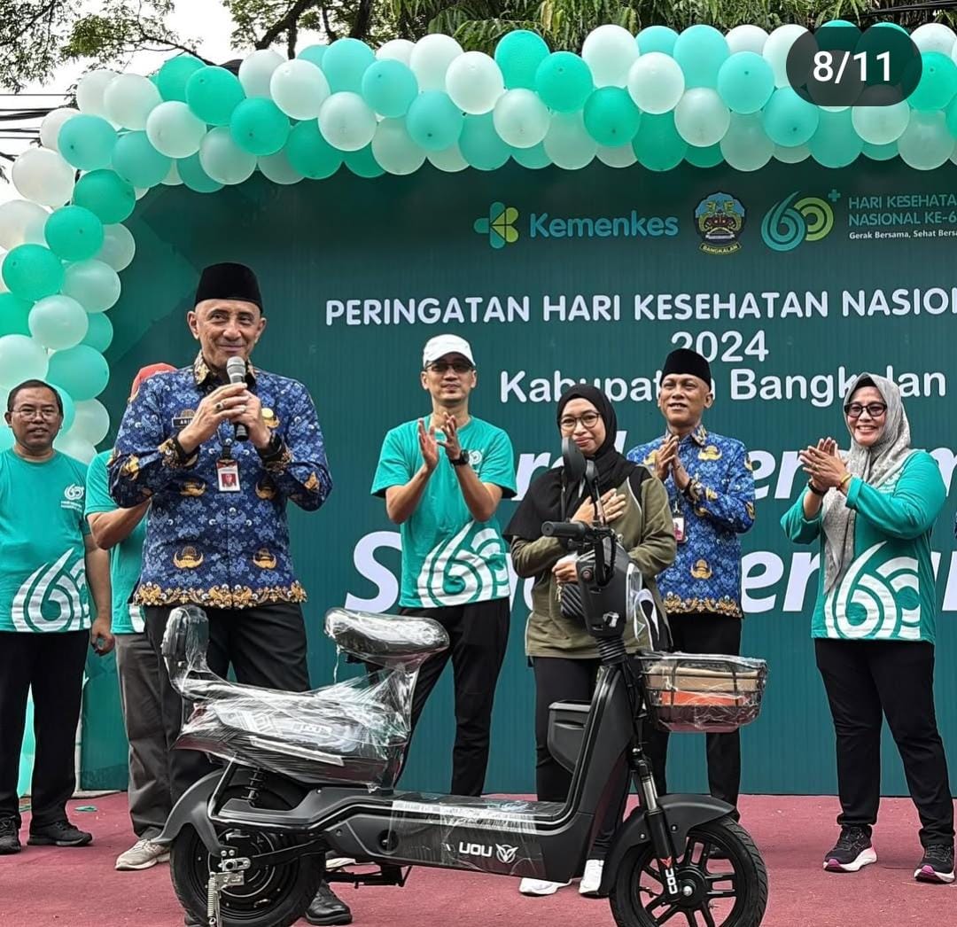Peringatan HKN, Pj Bupati Bangkalan Ajak Masyarakat Terapkan Pola Hidup Sehat