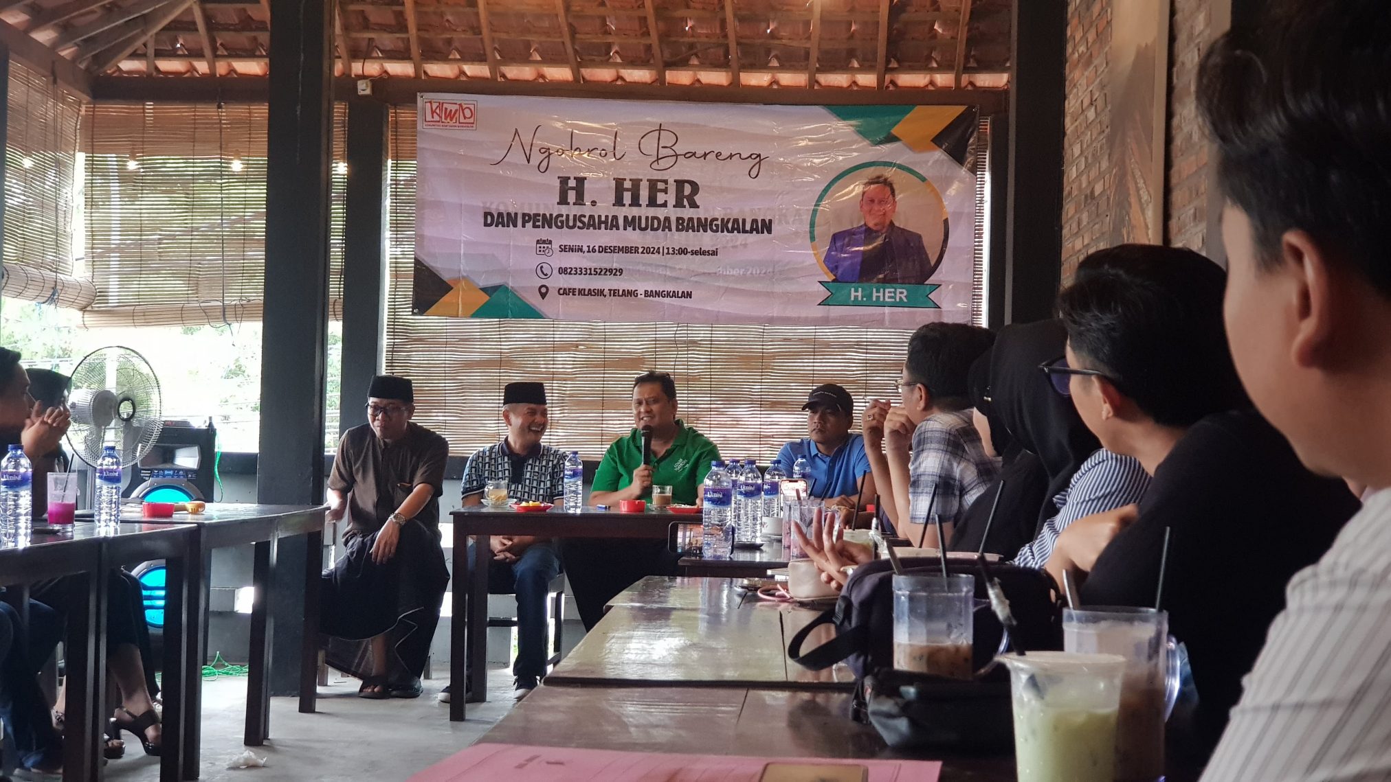 H. Her Berencana Buka Usaha di Bangkalan, Bupati Terpilih: Bangkalan Sangat Terbuka