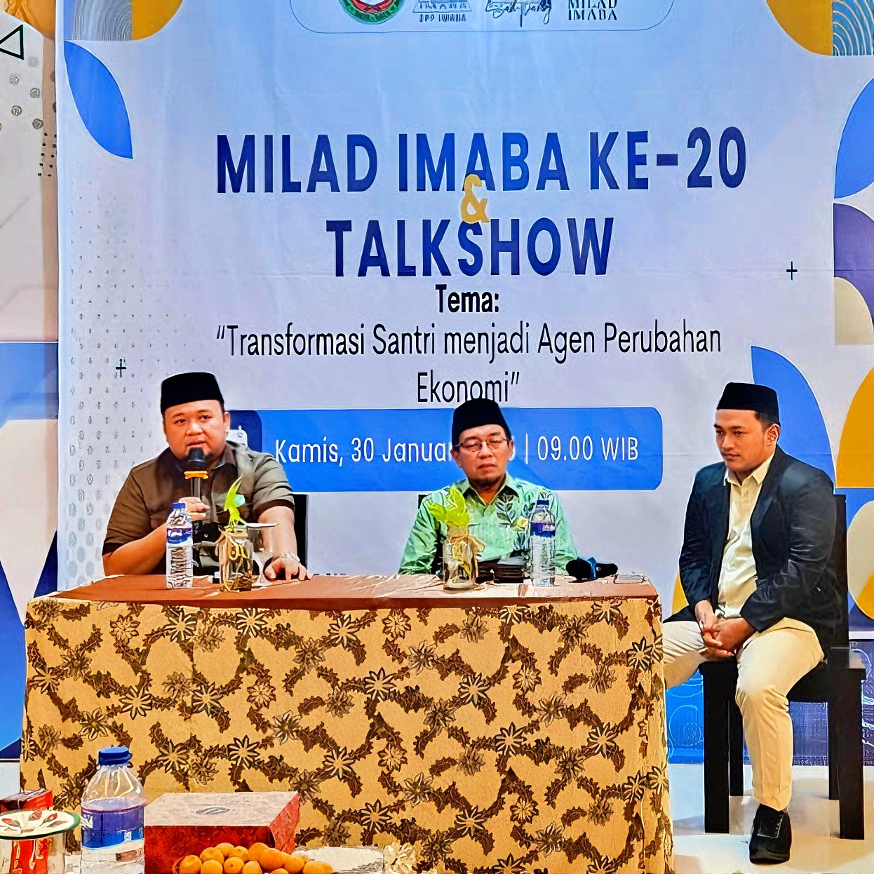 Hadiri Milad IMABA, Lora Hasani Tekankan Potensi Besar Santri Untuk Pengembangan Ekonomi