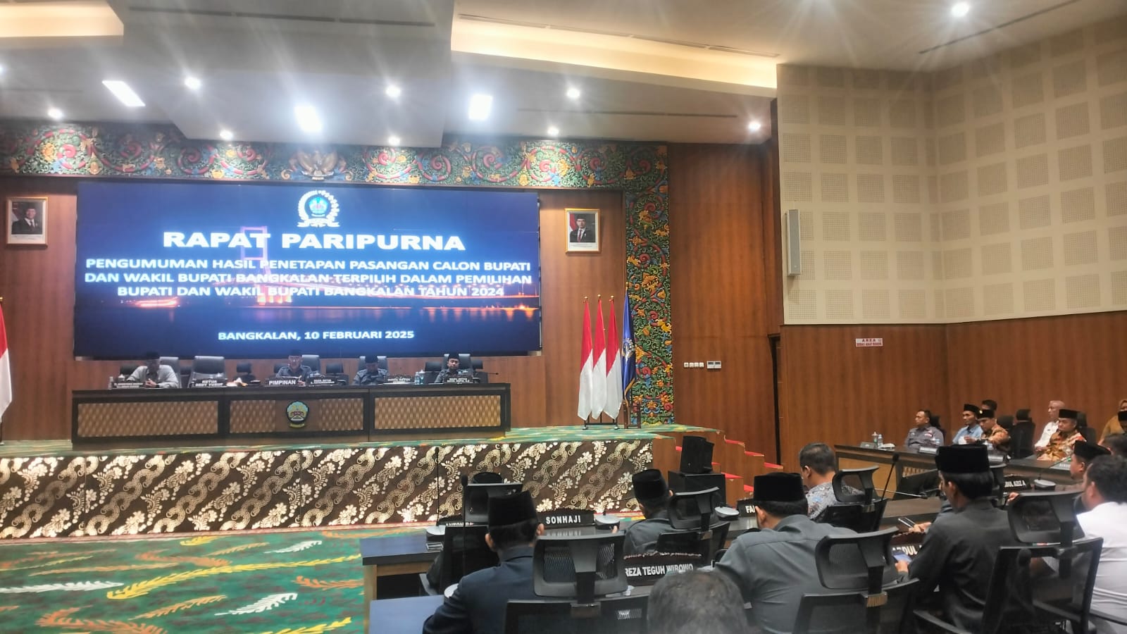 DPRD Bangkalan Gelar Paripurna Pengumuman Hasil Penetapan Bupati dan Wakil Bupati Terpilih 2025