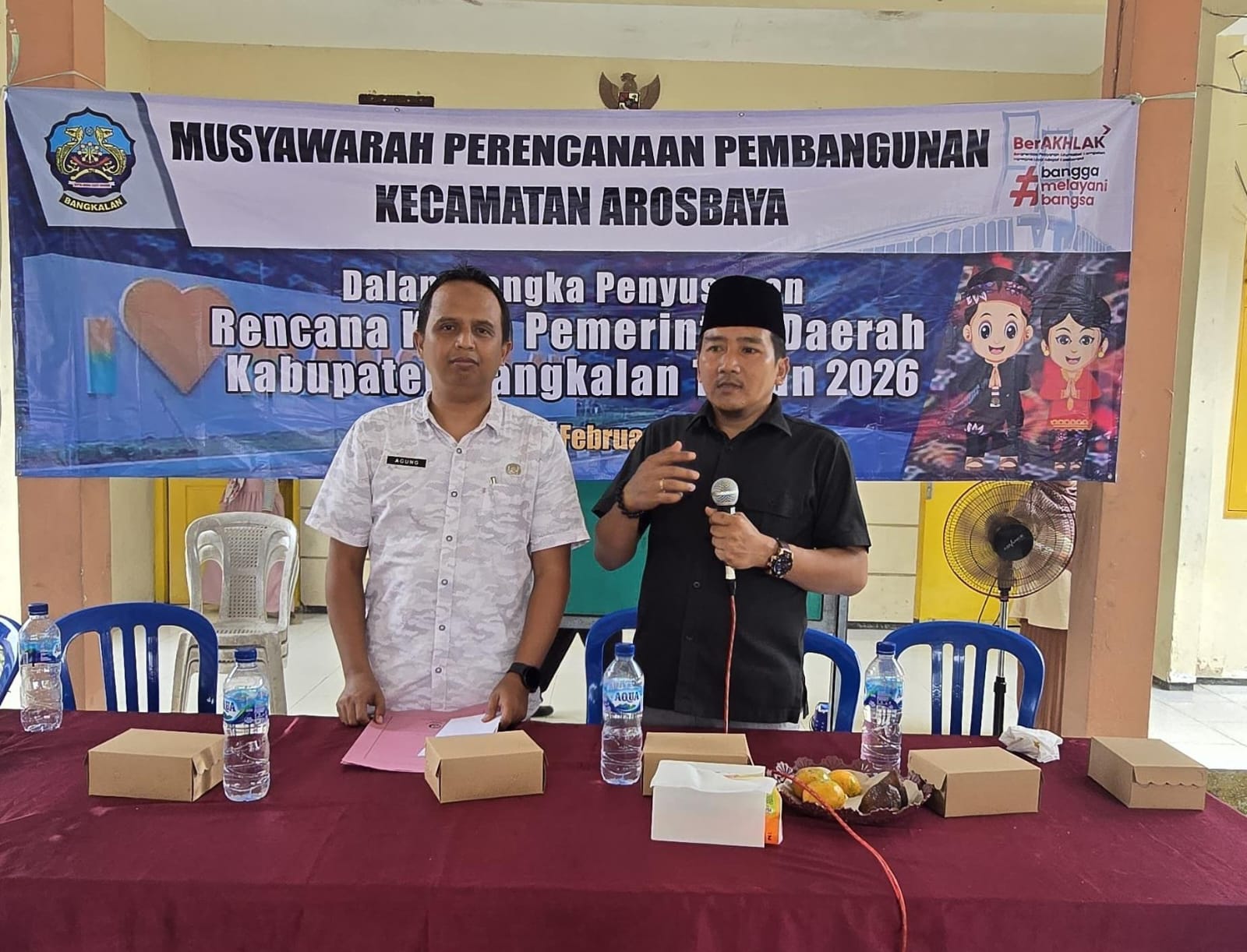 Hadiri Musrenbang Kecamatan Arosbaya, Agus Suwito Dorong Penguatan UMKM dan Tata Kelola Desa