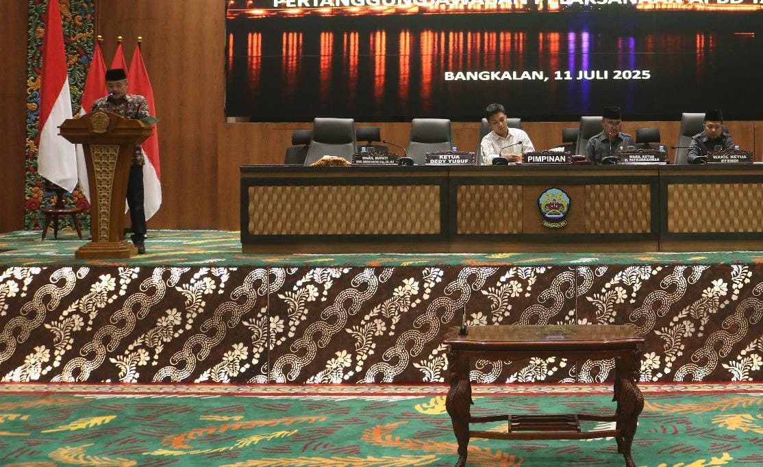 Hadiri Paripurna RPJMD, Wabup Fauzan: Infrastruktur Diperkuat, Tahun Keempat Bangkalan Siap Take Off”