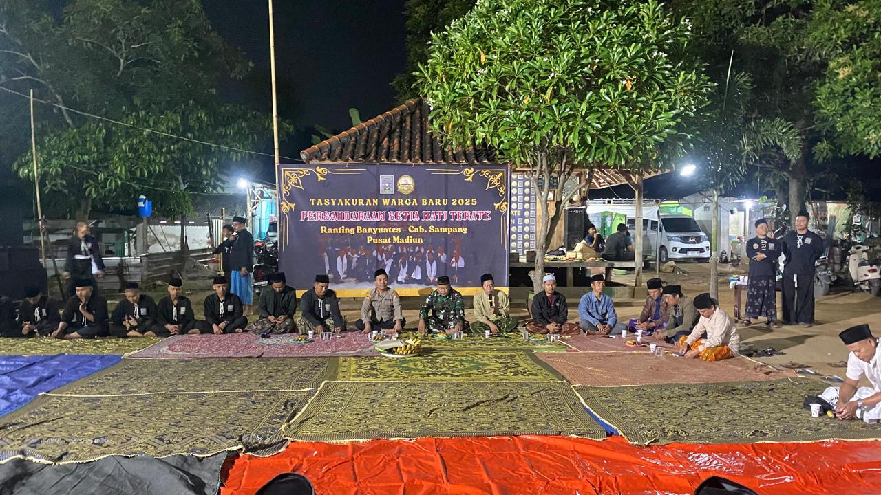 PSHT Ranting Banyuates Gelar Tasyakuran Warga Baru