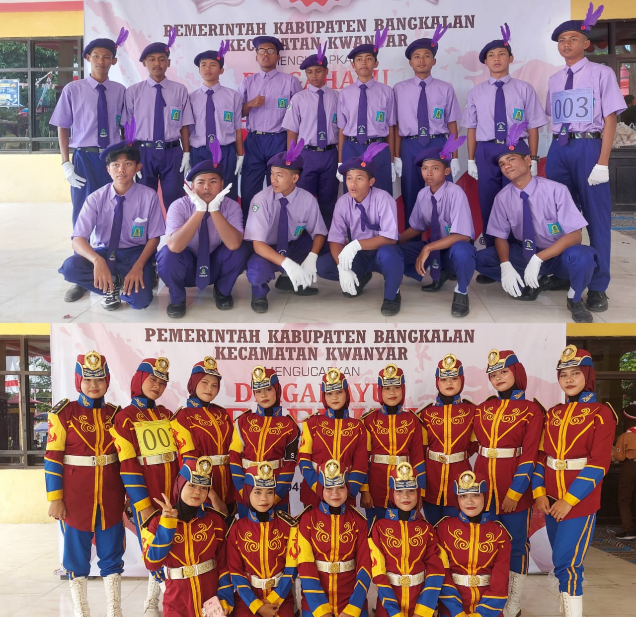 SMK Al Asy’ari Kwanyar Ukir Prestasi di Lomba Gerak Jalan HUT RI ke-80: Putri Juara 1, Putra Juara 3