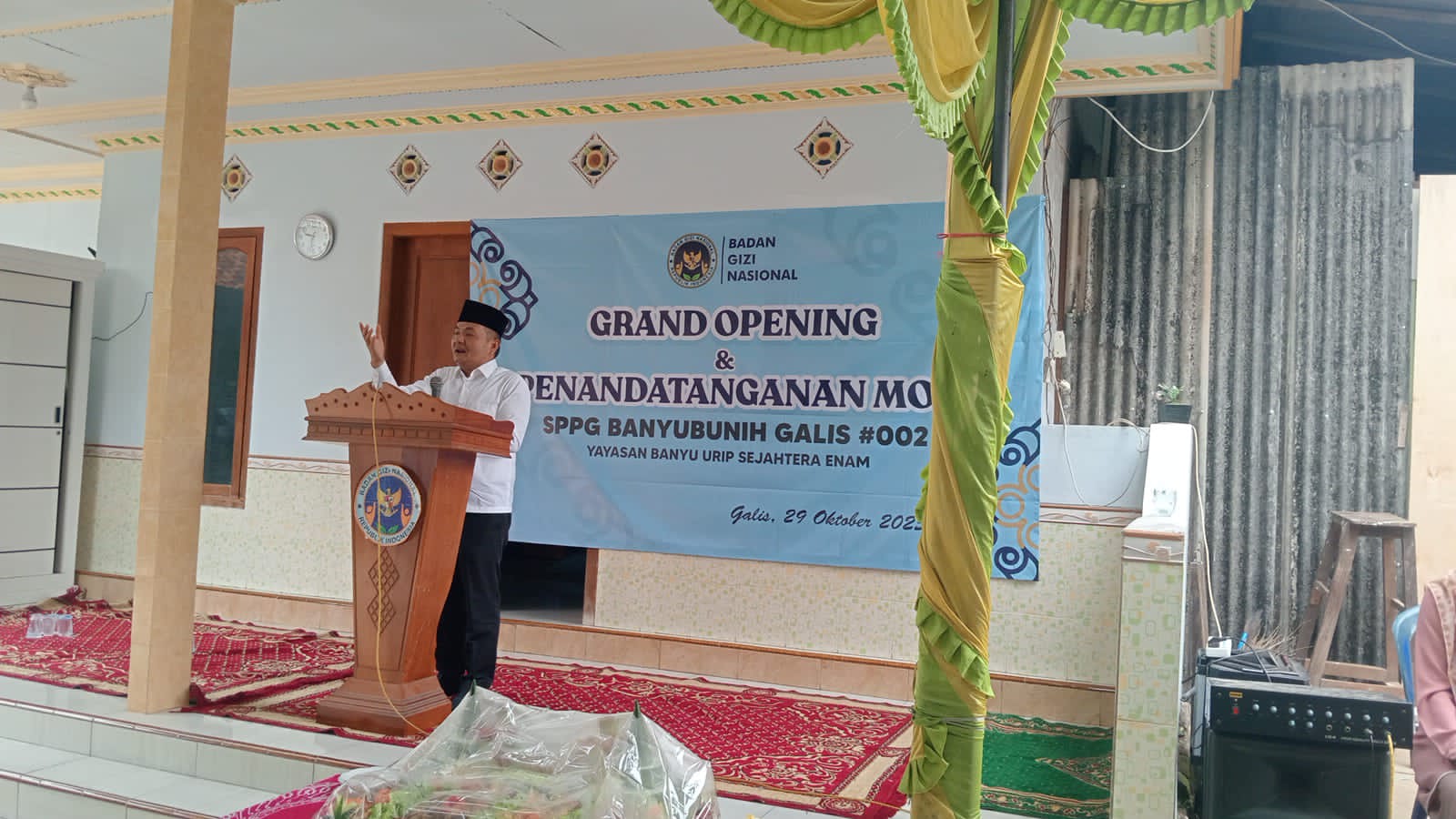 Dukung Program Presiden Prabowo, Yayasan Banyuurip Sejahtera Enam Launching MBG di Kecamatan Galis